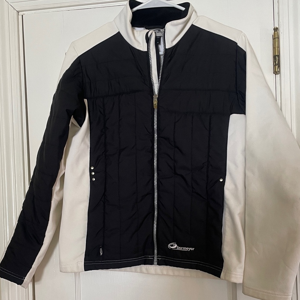 Obermeyer Black Jacket with White Detailing